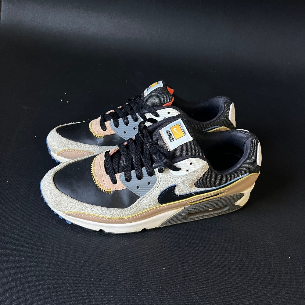 Nike Air Max 90 Alter & Reveal Mens 10 Black Tan Streetwear Athleisure Gorpcore
